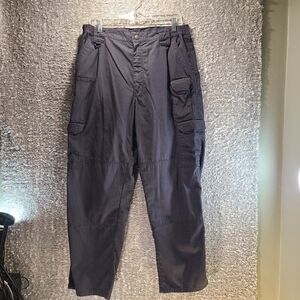 5.11 Tactical Series Men Work Pants Gray Jeans Cargo Size 36X30